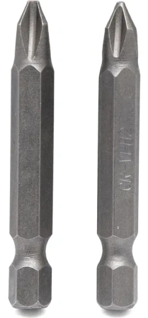 Биты магнитные PH2 x 50 мм 2шт для шуруповерта, сталь S2 VIRA 554111; УТ-00000207
