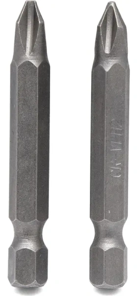 Биты магнитные PH2 x 50 мм 2шт для шуруповерта, сталь S2 VIRA 554111; УТ-00000207