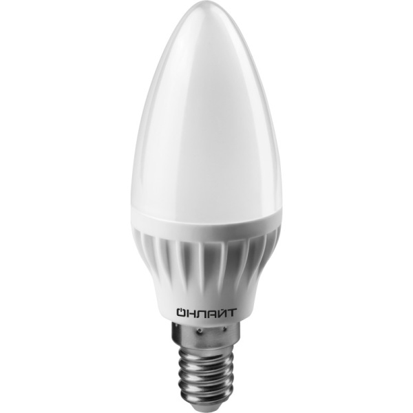 Лампа светодиодная LED-свеча С37 8.0Вт 230В Е14 2700К (теплый); 11596944