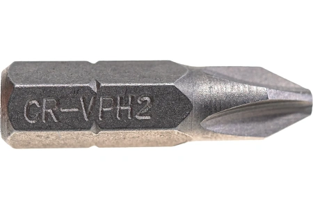 Биты магнитные PH2 x 25 мм 2шт для шуруповерта, сталь S2 VIRA 554120; УТ-00000204