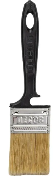 Кисть Black Edition ХИТ ПРОДАЖ 50х14 мм, светлая смешанная щетина DECOR 713-050; 11606316