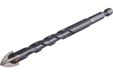 Сверло по стеклу и керамике 12 мм Quadro-X HEX копьевидное, спиральное RAGE 554085; УТ-00000379