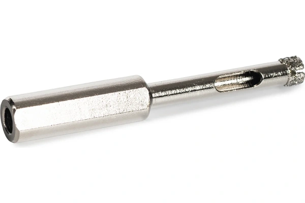 Коронка алмазная по керамике 6мм трехгранный хвостовик VIRA 559512; УТ-00000199