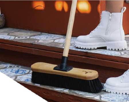 Щётка деревянная для пола 400мм премиум с усиленным креплением PATTERN (401730); УТ-00000041