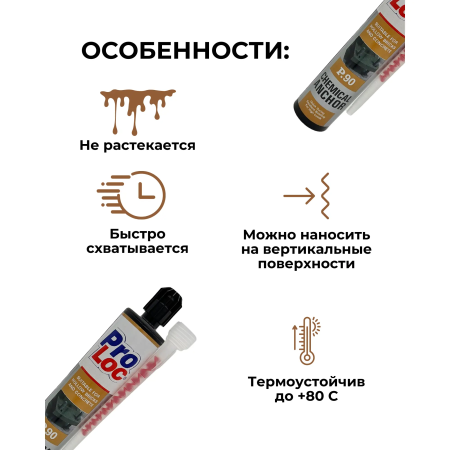 Химический анкер P90 PROLOC на основе эпоксидной смолы 300мл; 11612578