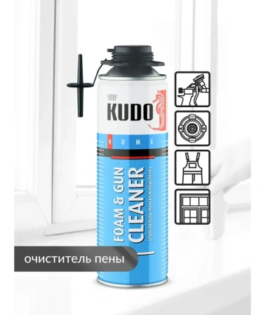 Очиститель монтажной пены 650 мл KUDO HOME FOAM&GUN CLEANER KUPH06C; 11606536