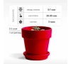 Краска декоративная жидкая резина  красная  520мл   KUDO DECO FLEX KU-5304; 11600293 