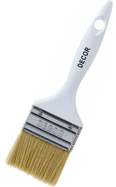 Кисть White Edition STANDARD универсальная 65х15 мм, светлая щетина DECOR 700-063; 11606353