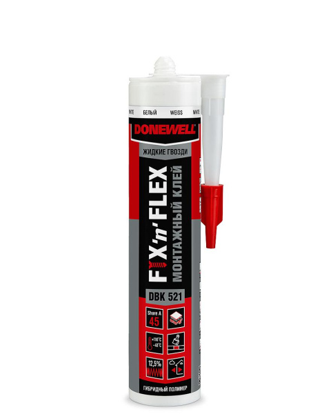 Клей монтажный  Жидкие гвозди DONEWELL FIX-n-FLEX полимерный DBK-52X