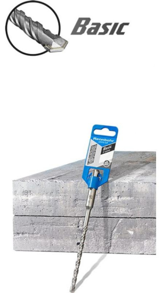 Бур-сверло по бетону SDS+ 25x410мм  Rennbohr Basic (692541); 11613230