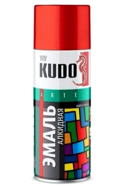 Эмаль алкидная универсальная KUDO RAL 1018 520мл глянцевый желтый; 54686 