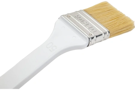 Кисть White Edition радиаторная 40х12, светлая щетина, пластиковая ручка DECOR 750-038; 11608155
