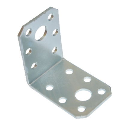 Уголок крепежный усиленный  50*50*35*2,0 цинк;  11598222