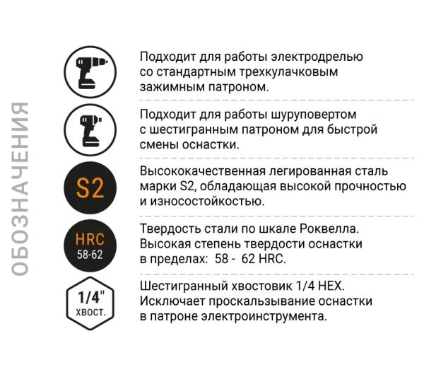 Бита  Pz2 - 90 E6.3, 1шт NOX COREBIT (330290-1); 11614180