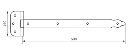Петля-стрела ПС- 600 б/п  (Балаково) DOMART; 586782