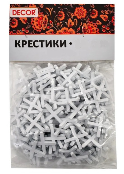Крестики для кафеля 4,0мм 100шт 448-0040 DECOR; 11606919