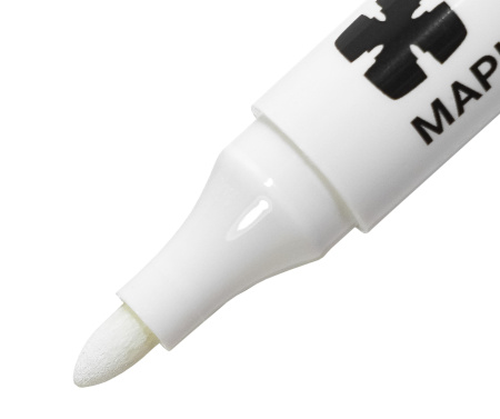Маркер перманентный 3мм белый LEKON EXTRA WHITE 012393; 11614373