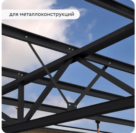 Грунт-эмаль по ржавчине 3-в-1 матовая черная 520мл аэрозоль Elcon 00-00462565; 11607904