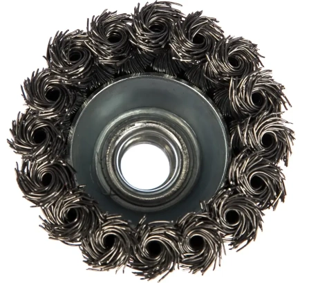 Щетка для УШМ чашка М14 крученая 65 мм VIRA, 576065; УТ-00000324