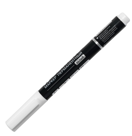 Маркер перманентный 1,5мм белый LEKON EXTRA WHITE 012392; 11614374