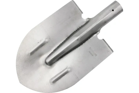 Лопата штыковая 215х394мм из рельсовой стали с ребрами жесткости и черенком МШЗ (ЛШТ-215394РД); УТ-00000020