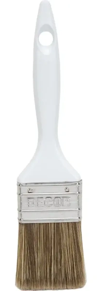 Кисть PROFI для лака 50х15мм темная щетина, пластиковая ручка DECOR 730-050; 11606425