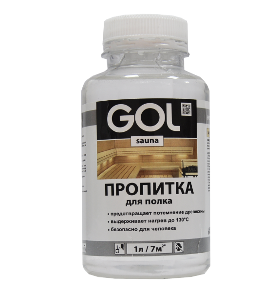 Пропитка для полка GOL sauna