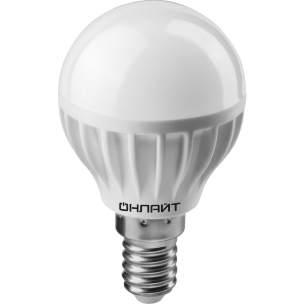 Лампа светодиодная LED-шар-G45 8,0Вт 230В Е14 2700К (теплый); 11588992