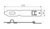 Накладка дверная НД - 223 белая (Балаково) DOMART;  54950