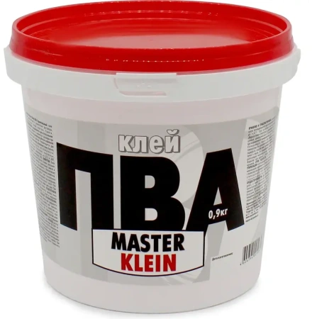 Клей ПВА строительный MASTER KLEIN 0,9кг; 11603258