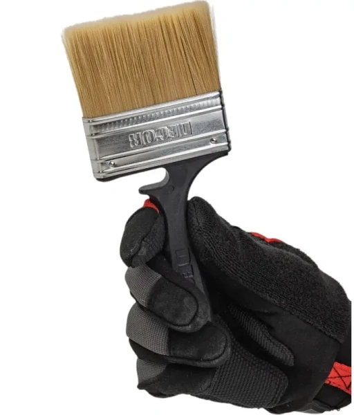 Кисть Black Edition ХИТ ПРОДАЖ 75х14 мм, светлая смешанная щетина DECOR 713-070; 11606317