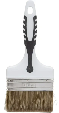 Кисть Black White для лака 120х15мм, темная щетина, 2К ручка DECOR  830-120; 11607149