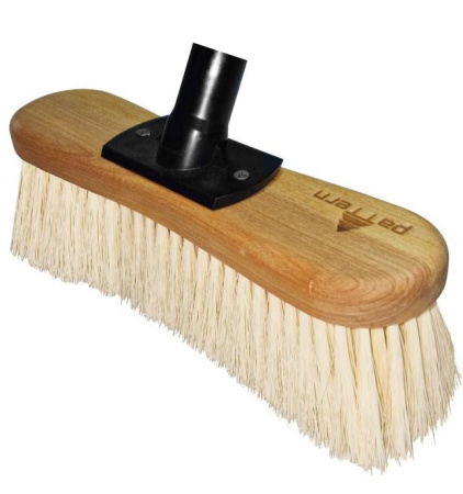 Щётка деревянная для пола с черенком 280мм белый премиум ворс PATTERN (281810); УТ-00000047