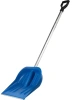 Лопата снеговая пластиковая 470х406мм, алюм. черенок, планка, V-образная ручка синяя MAXIM; 11615161