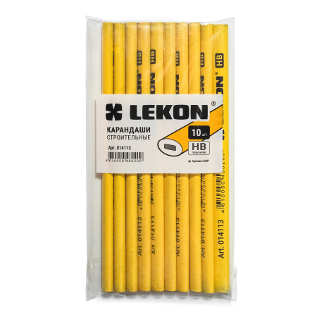 Карандаш овальный, твердо-мягкий (ВН), желтый LEKON 014113; 11614375