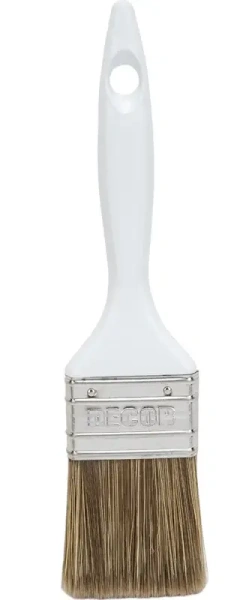 Кисть PROFI для лака 65х15мм темная щетина, пластиковая ручка DECOR 730-063; 11606426