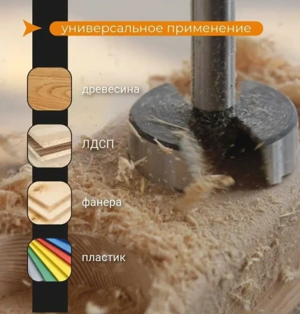 Сверло Форстнера 68 мм RAGE by VIRA, 552014; УТ-00000260