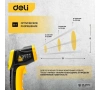Инфракрасный пирометр (термометр от -30 до 380°C) цветной дисплей,  Deli DL333380; 11612581