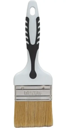 Кисть Black White универсальная 75х15мм, светлая смешанная щетина DECOR 880-075; 11606312