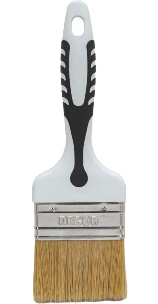 Кисть Black White универсальная 75х15мм, светлая смешанная щетина DECOR 880-075; 11606312