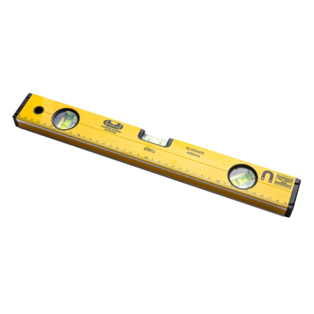 Уровень пузырьковый магнитный 400мм алюминиевый, soft-touch  Deli DL290400 98291; 11608427
