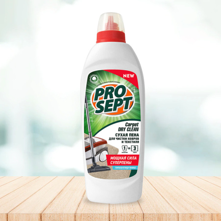 Средство для сухой чистки ковров и текстиля концентрат 0,5л PROSEPT Carpet DryClean 205-05; 11613183