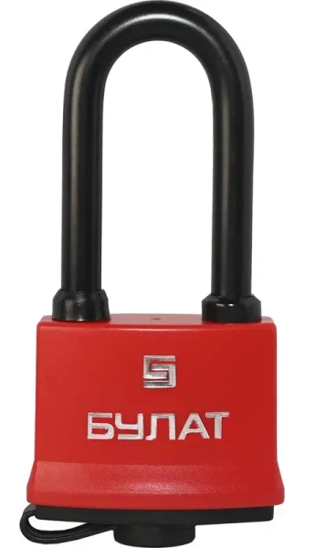 Замок навесной 5 ключей d-8,6 мм всепогодный БУЛАТ ВС 1-П54-01 ПЛ; 11614669