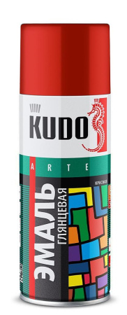 Эмаль KUDO алкидная глянцевая 3P RAL 2004 KU-1019 Оранжевый; 586002  Эмаль KUDO алкидная глянцевая 3P RAL 2004 KU-1019 Оранжевый; 586002